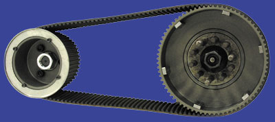 1936 - 1984 BIG TWIN 3” OPEN PRIMARY BELT DRIVE 